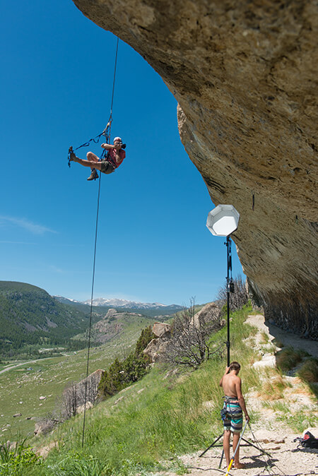 Lander Wyoming. rock climbing