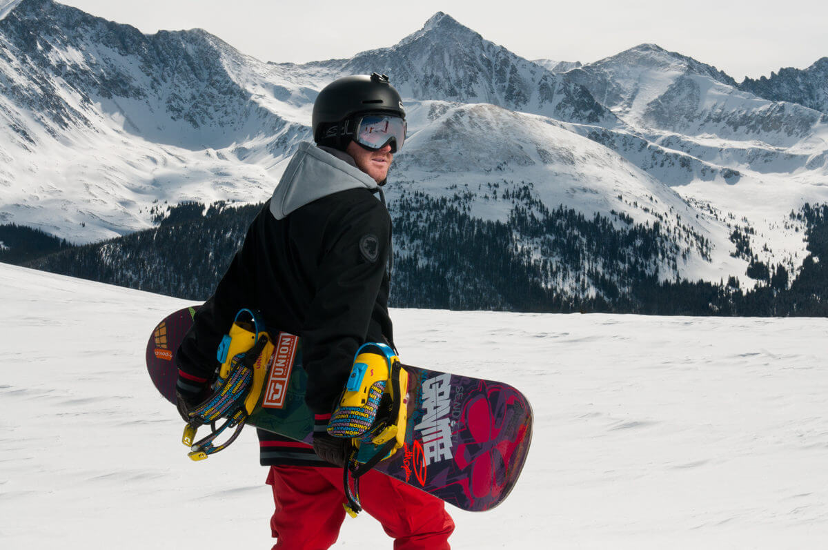Copper Mountain, CO. snowboarding.