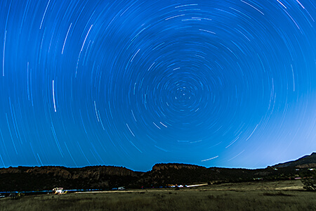Shelf Road, Colorado.  Stars.